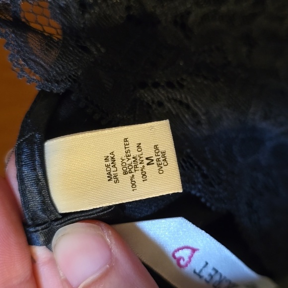 Victoria's Secret Black Satin Slip Dress - Picture 4 of 4